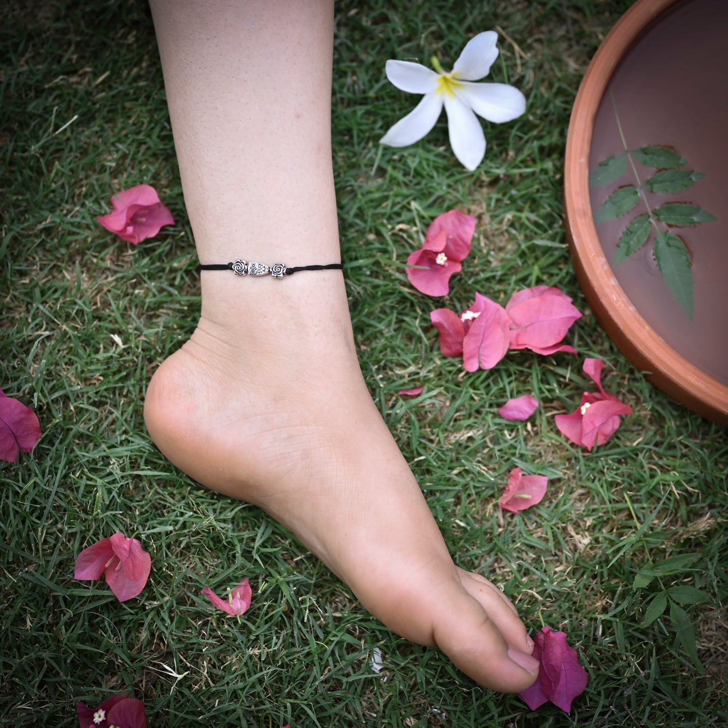 Owl Floret Nazarbattu Anklet