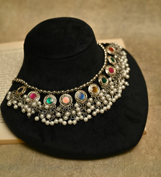 Panchrangi Necklace