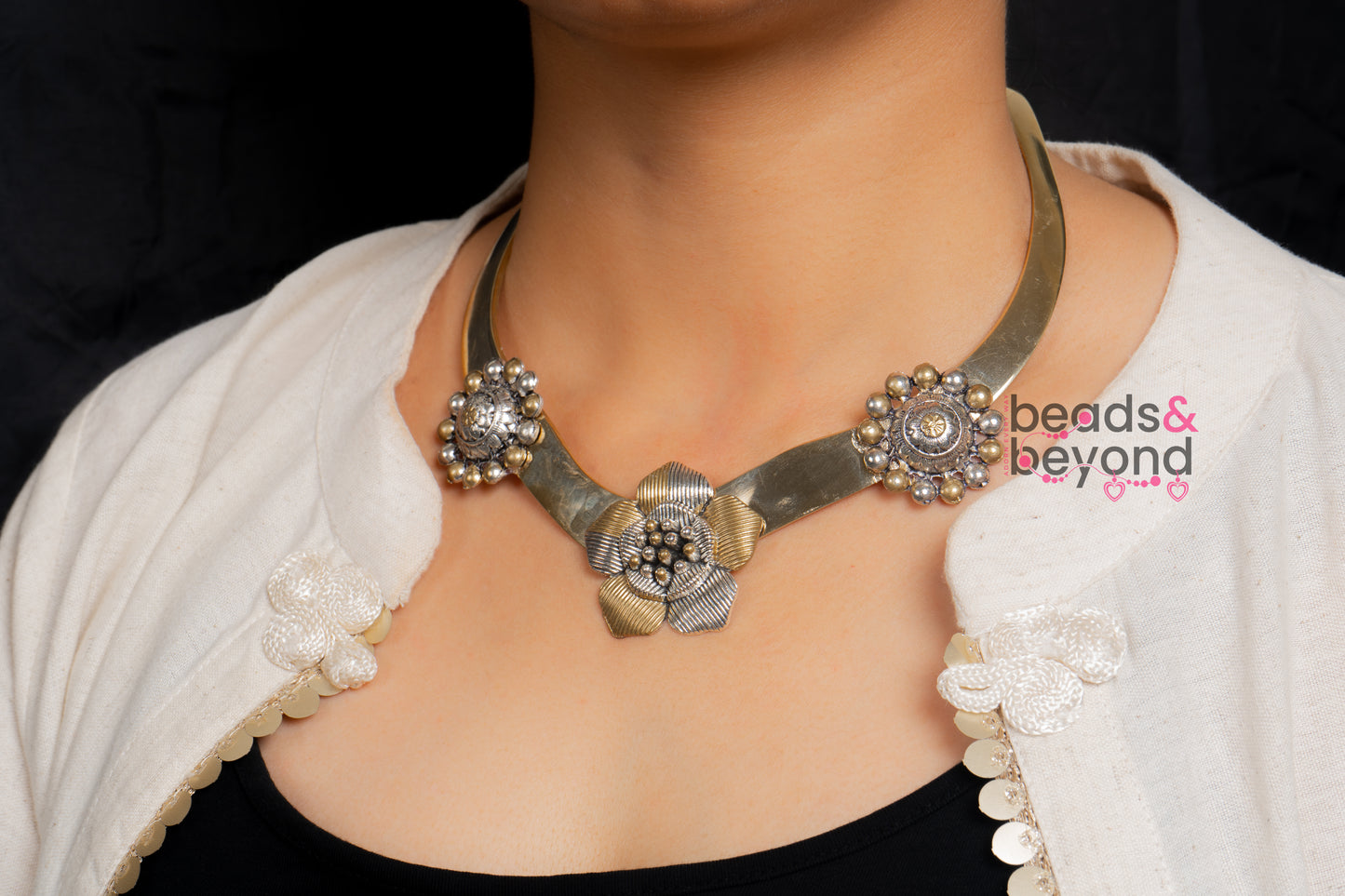 Phulwari Hasli Necklace