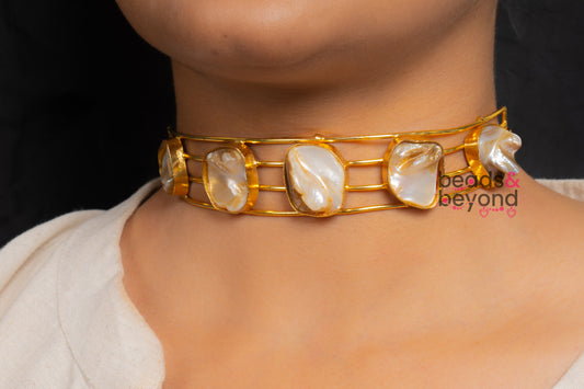 Stone Studded Choker Necklace