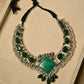 Prasine Necklace with Earrings