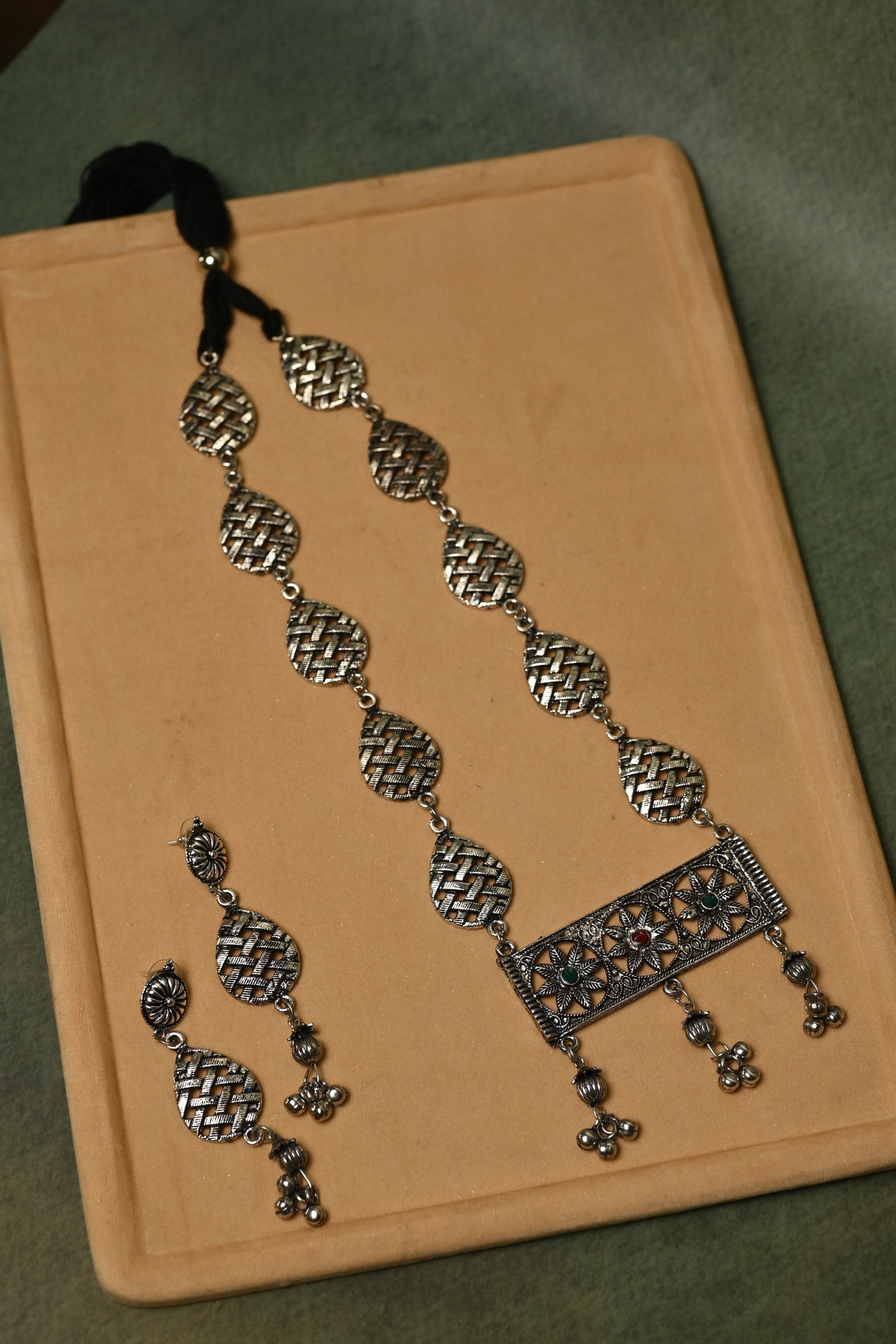 Timila Long Necklace with Earring