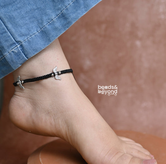 Angel Wings Thread Anklet