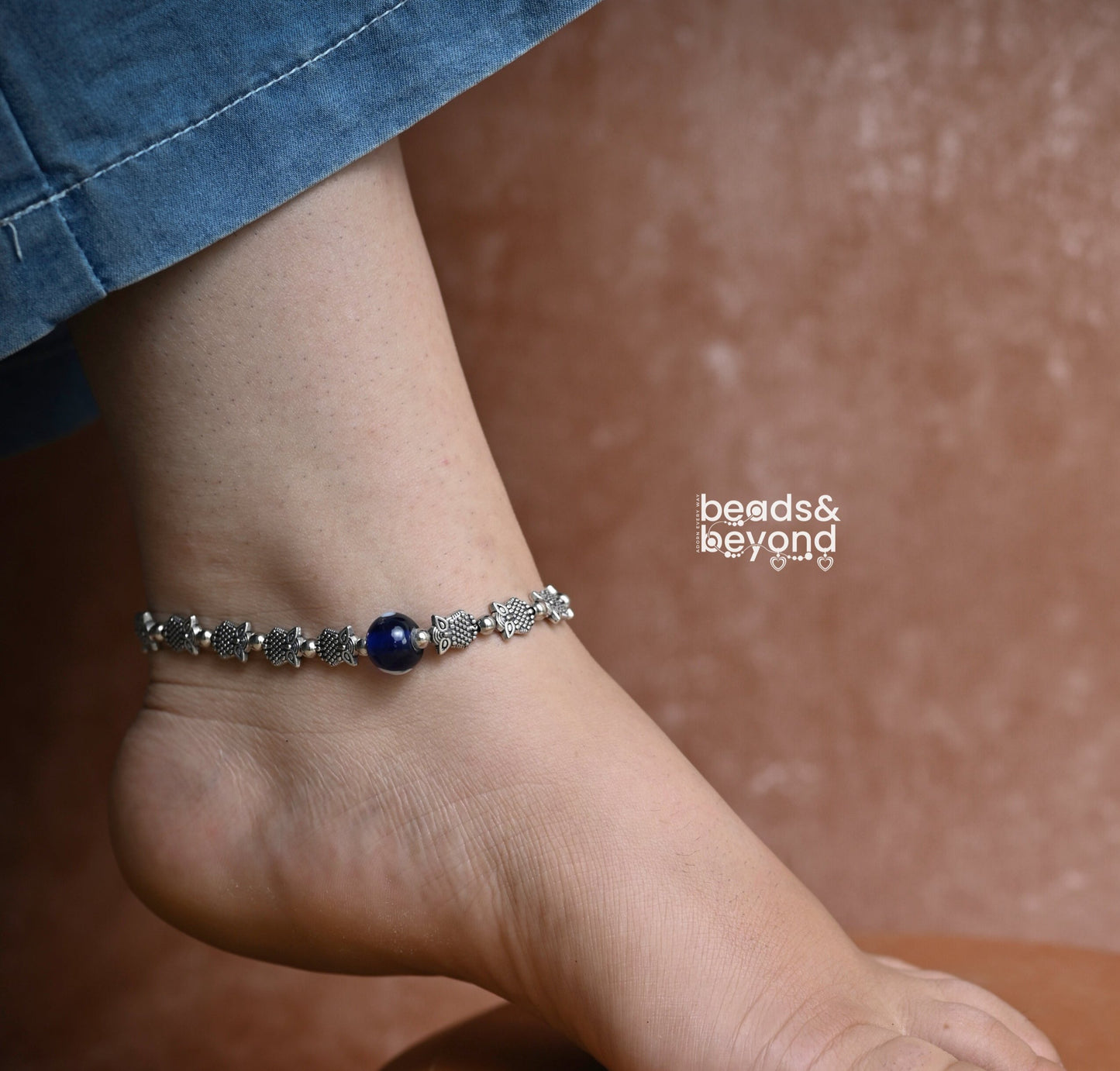 Owlet Evil Eye Thread Anklet