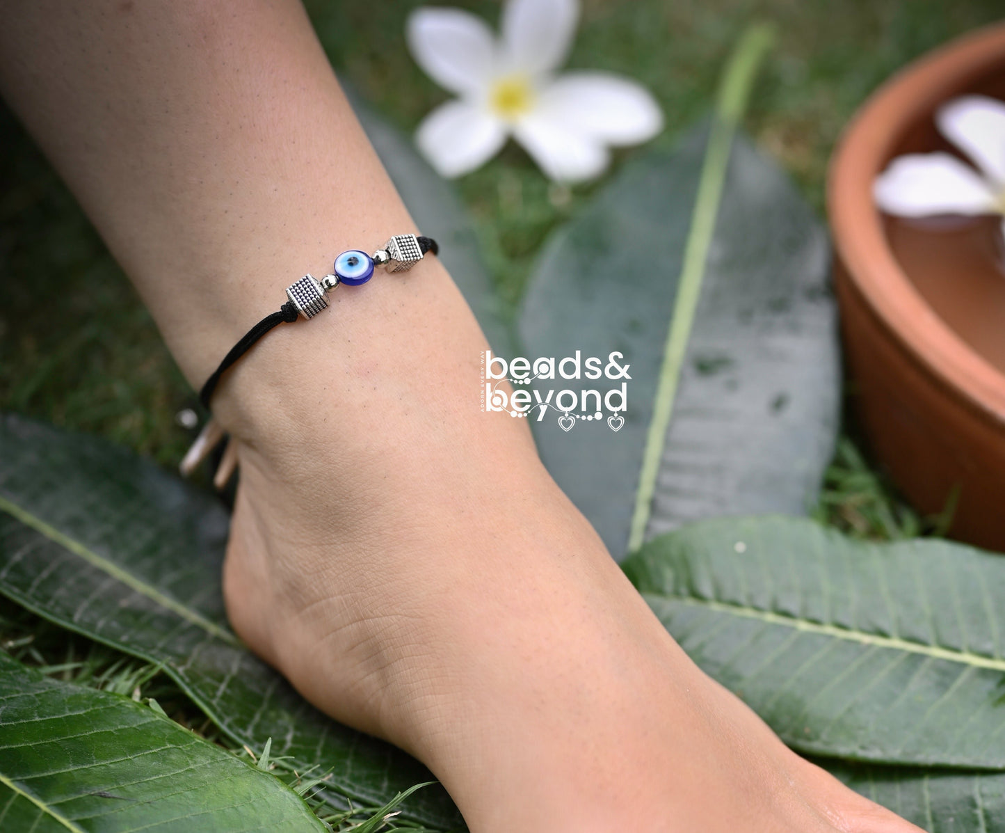 Quad Evil Eye Nazarbattu Anklet