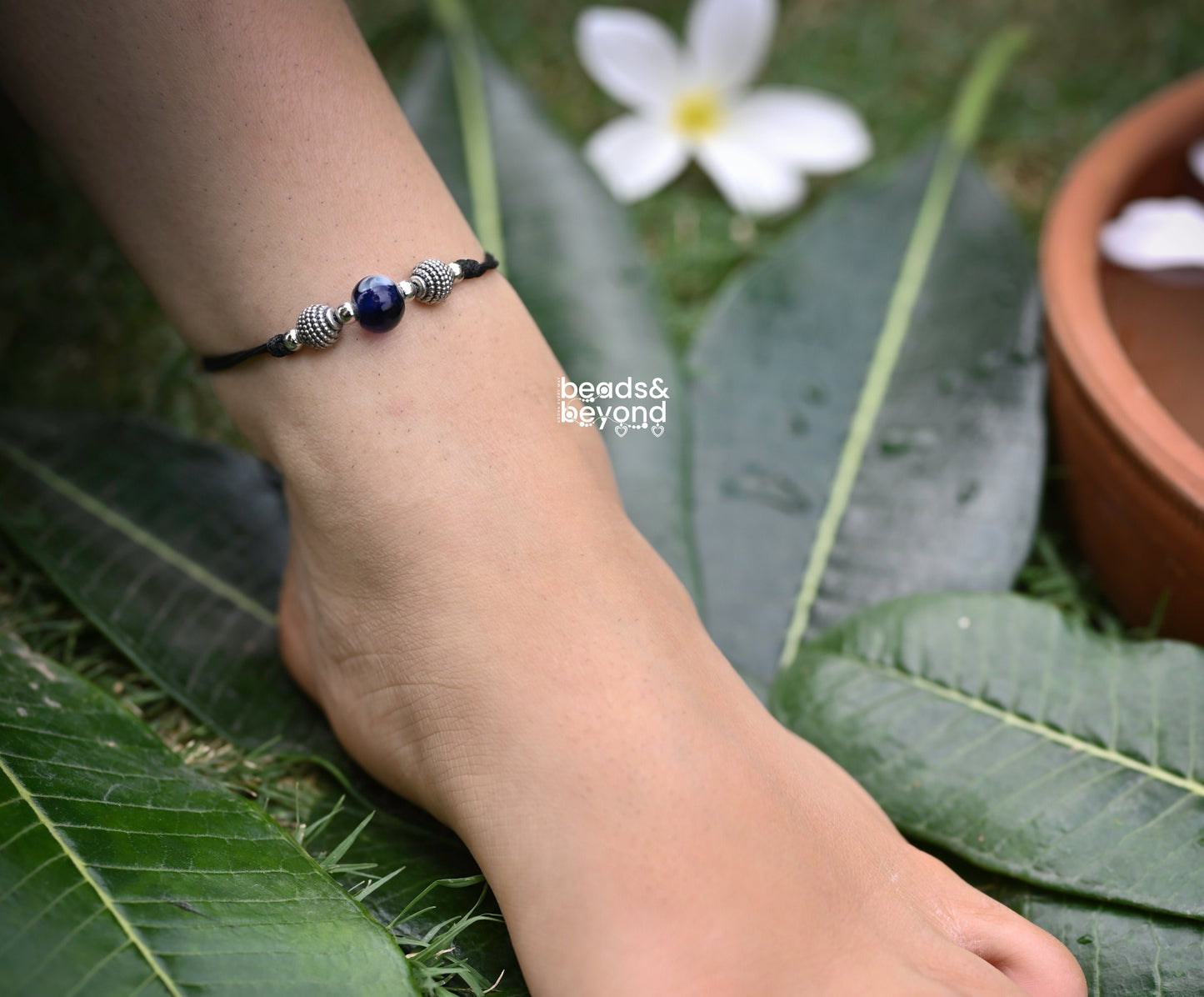 Sphered Evil Eye Nazarbattu Anklet