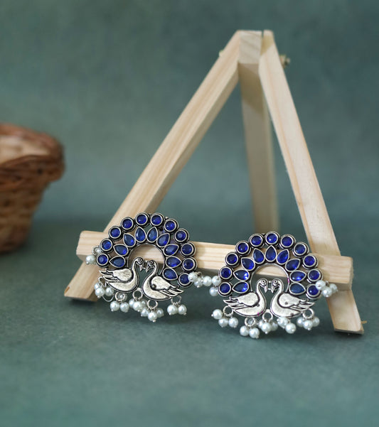 Peacock Earstud Earrings