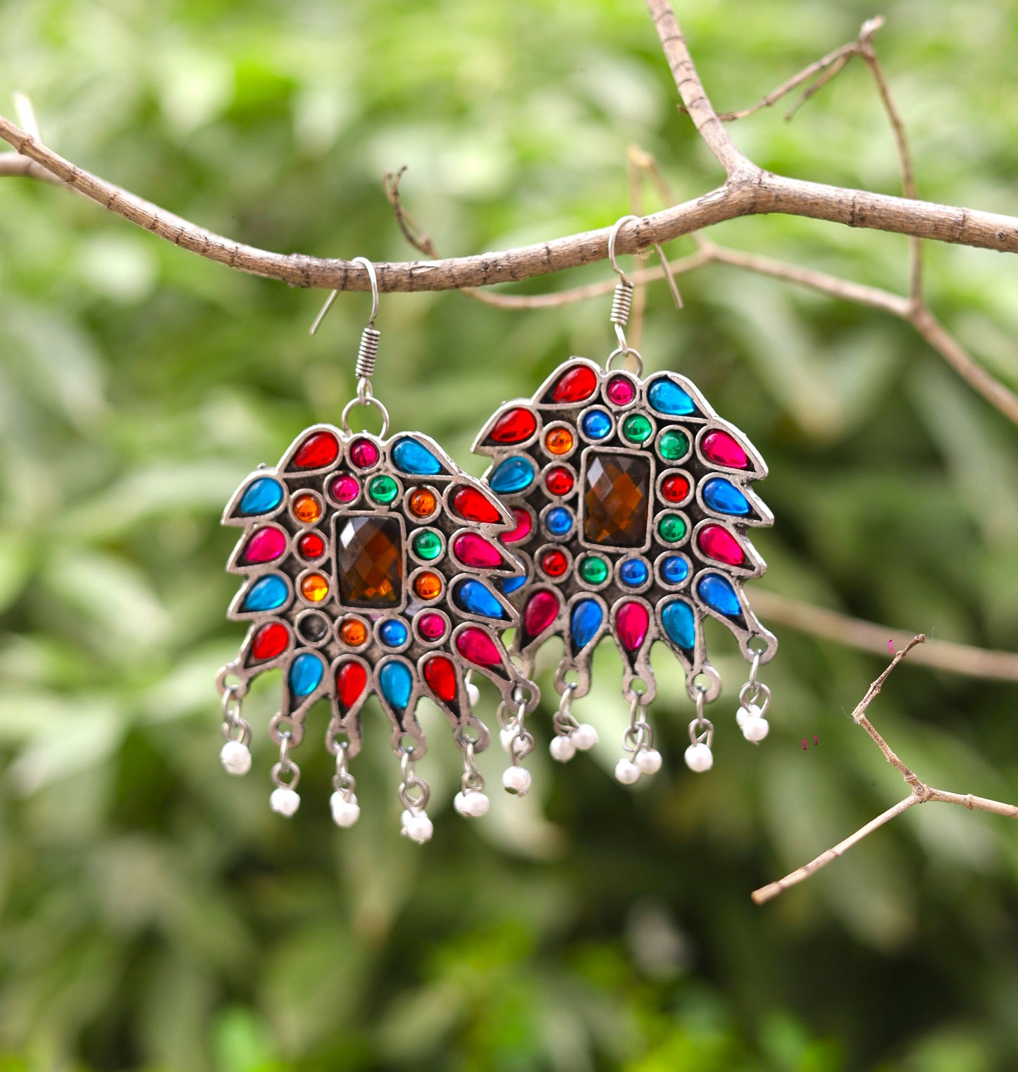 Rainbow Dangler Earrings