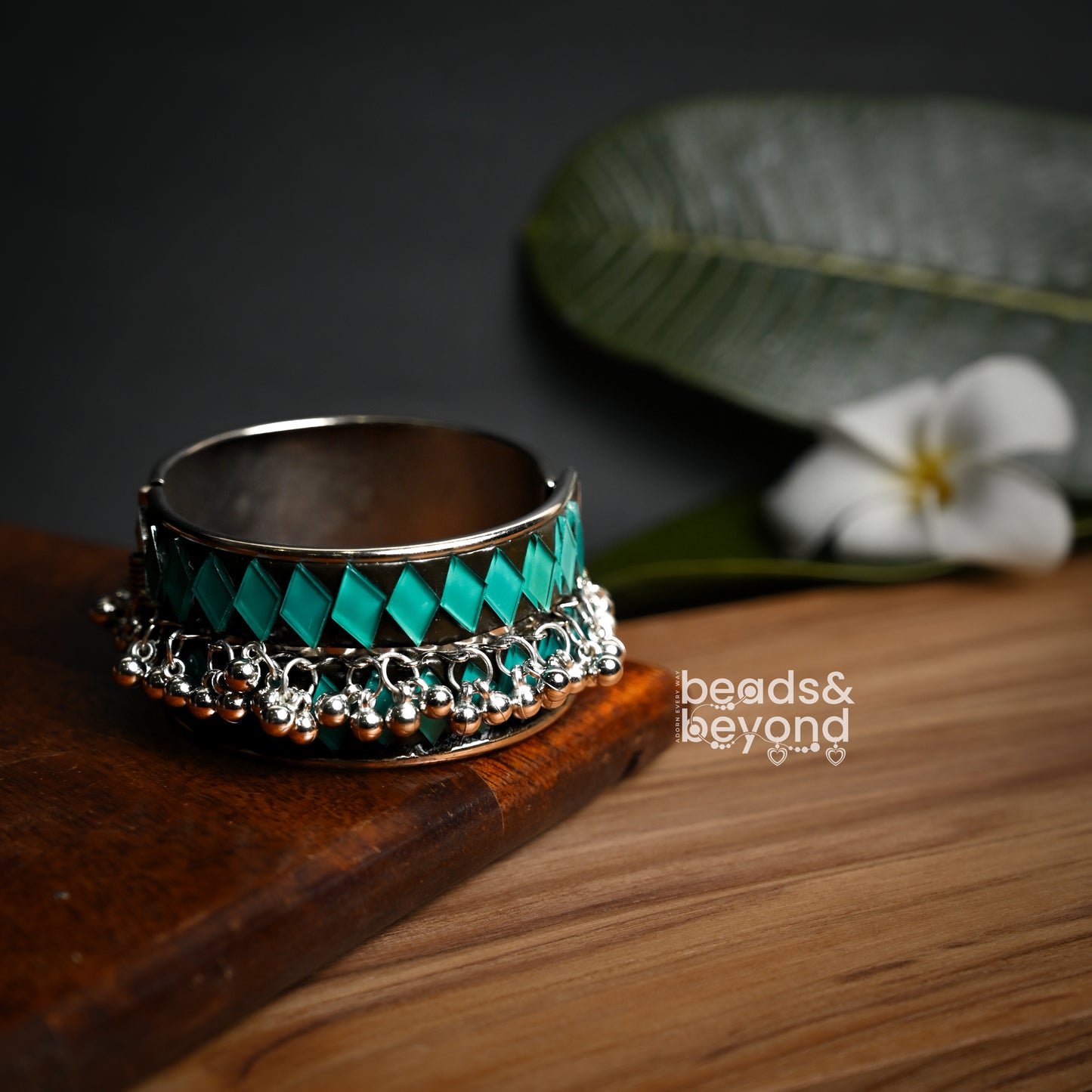 Turquoise Mirror Kada