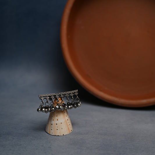 Statement Ring with Ghunghroo